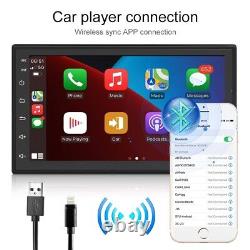 7 Double Din Android 10 Car Stereo Apple CarPlay GPS WiFi Play MP5 Radio+Camera