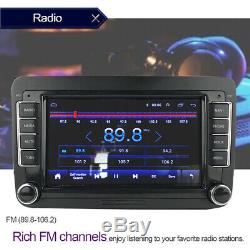 7'' Double Din Car Radio GPS Android 8.1 for VWithSeat +CAM iOS Mirror Link Wifi