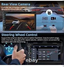 7 Double Din Car Stereo Carplay Radio CD DVD FM Player Bluetooth +Backup Camera