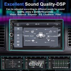 7 Double Din Car Stereo GPS FM Radio CD DVD Player Bluetooth with Backup Camera