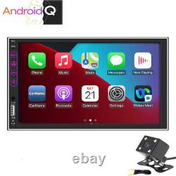 7'' Double Din Car Stereo Radio Android 10 GPS Wifi Touch Screen Apple Carplay