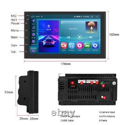 7 Double Din Car Stereo Radio Carplay Android 11 GPS WiFi Touch Screen 2GB+32GB