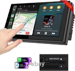 7 Double Din Car Stereo Wireless Apple CarPlay & Android Auto, GPS, Touchs