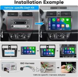 7'' Double Din Car Stereo Wireless CarPlay & Android Auto, Bluetooth, MirrorLink