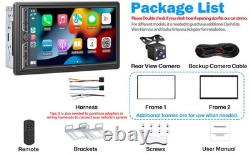 7'' Double Din Car Stereo Wireless CarPlay & Android Auto, Bluetooth, MirrorLink