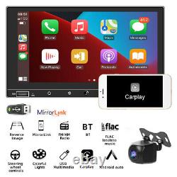 7 Double Din Car Stereo with Apple Carplay & Android Auto Play MP5 Radio+Camer