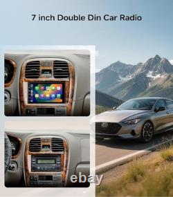 7 Double Din Car Stereo with Wireless CarPlay & Android Auto, 6+64G HD