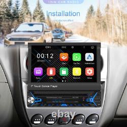 7'' HD Single 1 Din DVD Car Stereo Radio Touch Screen MP5 Player Wired Carplay