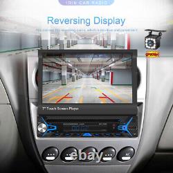 7'' HD Single 1 Din DVD Car Stereo Radio Touch Screen MP5 Player Wired Carplay