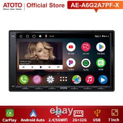 7 Inch ATOTO A6 PF Android Double-DIN Car Stereo Bluetooth Wireless CarPlay GPS