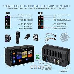 7 Inch Double Din Car Stereo with Apple Carplay and Android Auto, Touchscreen