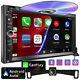 7 Radio Double 2 Din Apple Carplay Android Auto Car Stereo Touch Cd/dvd Player