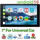 7 Smart Android 10 4g Wifi Double Din Car Radio Stereo Gps Bluetooth Fm 2+32gb
