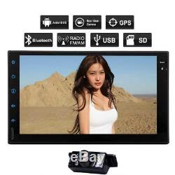 7 Smart Android 6.0 4G WiFi Double 2DIN Car Radio Stereo DVD Player GPS Camera