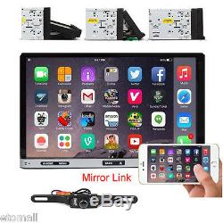 7 Smart Android 7.1 4G WiFi Double 2DIN Car Radio Stereo DVD Player GPS+Camera