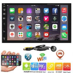 7 Smart Android 8.1 WiFi Double 2DIN Car Radio Stereo NO DVD Player GPS +Camera