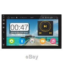 7 Smart Android 8.1 WiFi Double 2DIN Car Radio Stereo NO DVD Player GPS +Camera