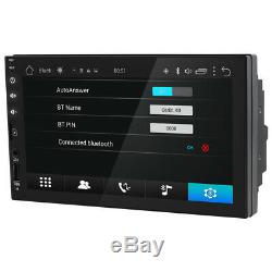 7 Smart Android 8.1 WiFi Double 2DIN Car Radio Stereo NO DVD Player GPS+Camera