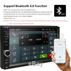 7 Smart Android 9.0 4G WiFi Double 2DIN Car Radio Stereo Receiver Player GPS US