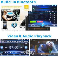 7 Smart Android WiFi Double 2DIN Car Radio Stereo MP5 CarPlay GPS AUX BT+Camera
