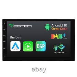 7 Touch Screen Double 2 DIN Android 10 8-Core Car Stereo Radio GPS WiFi CarPlay