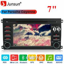 7 Touchscreen Car Stereo Radio Double DIN USB DVD For Porsche Cayenne 2003-2010