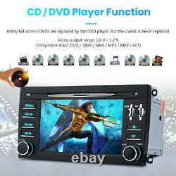 7 Touchscreen Car Stereo Radio Double DIN USB DVD For Porsche Cayenne 2003-2010