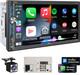 7 Wireless Double Din Car Stereo Apple Carplay Radio Screen For Car Audio Re