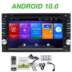 7 inch Android 10.0 4G WiFi Double 2DIN Car Radio Stereo DVD Player GPS+Camera
