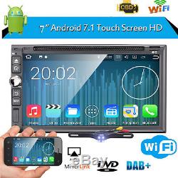 7 inch Android 7.1 4G WiFi Double 2DIN Car Radio Stereo DVD Player GPS+Camera