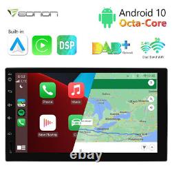 7 inch Double 2 DIN Android 10 8-Core Car Stereo Radio GPS CarPlay DSP Bluetooth