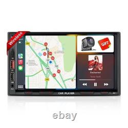 7 inch Double Din Car Stereo, Double Din Car Radio with Wireless CarPlay & And