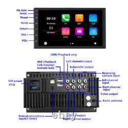 7 inch Double Din Car Stereo IPS Android 10.0 DSP GPS Carplay FM/AM/RDS Radio
