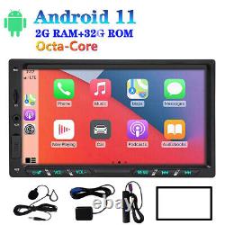 7 inch IPS Double Din Android 11 8Core Car Stereo Radio GPS DSP CarPlay