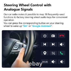 7 inch QLED Double DIN Wireless CarPlay Android Auto Car Stereo Radio GPS Audio