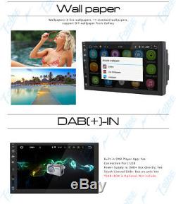 7 inch Smart Android 8.1 AUX WiFi Double DIN Car Radio Stereo Player GPS+Camera