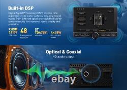 8+128GB 10.1 in Android Auto Double DIN Car Stereo CarPlay GPS 4G LTE Hands-free