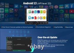 8+128GB 10.1 in Android Auto Double DIN Car Stereo CarPlay GPS 4G LTE Hands-free