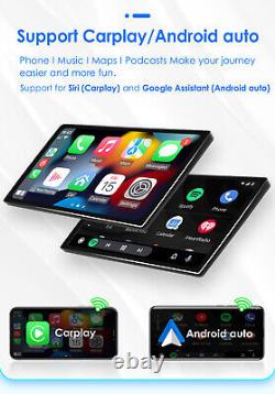 8+128GB Double 2 Din 7 IPS Car Stereo Radio WiFi Android 12 GPS Navi BT CarPlay