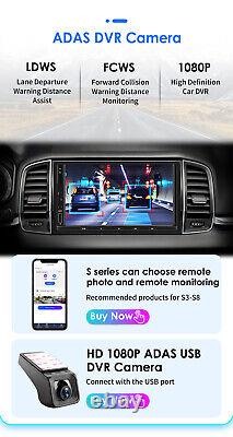 8+128GB Double 2 Din 7 IPS Car Stereo Radio WiFi Android 12 GPS Navi BT CarPlay