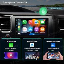 8-Core 7 Double 2DIN Car Stereo Wireless Car Play & Android Auto Radio GPS WiFi