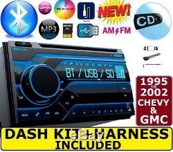 95-02 Gm Truck/suv CD Usb Aux Bluetooth Double Din Car Stereo Radio