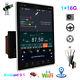 9.5 Android 9.1 Double Din Car Stereo Radio Gps Navi Bluetooth Vertical Screen