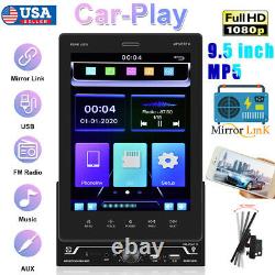 9.5 Car Radio Apple/Andriod Carplay Car Stereo Touch Screen Double 2 Din Camera