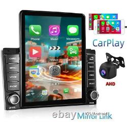 9.5 Car Stereo Double Din Car Radio CarPlay Bluetooth Touch Screen + AHD Camera