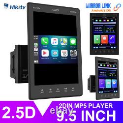 9.5 Double 2Din Car Radio Carplay Apple/Andriod Auto Car Stereo Touch Screen BT