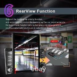 9.5 Screen Double 2Din Car Stereo Radio carplay GPS Wifi Vertical +rear camera