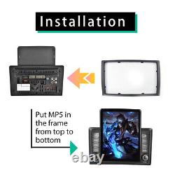 9.5 Screen Double 2Din Car Stereo Radio carplay GPS Wifi Vertical +rear camera