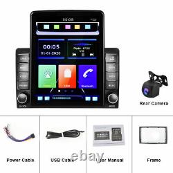 9.5 Screen Double 2Din Car Stereo Radio carplay GPS Wifi Vertical +rear camera