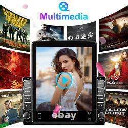 9.7Android Car Stereo Radio GPS Wifi Touch Screen FM Player Double 2Din +Camera